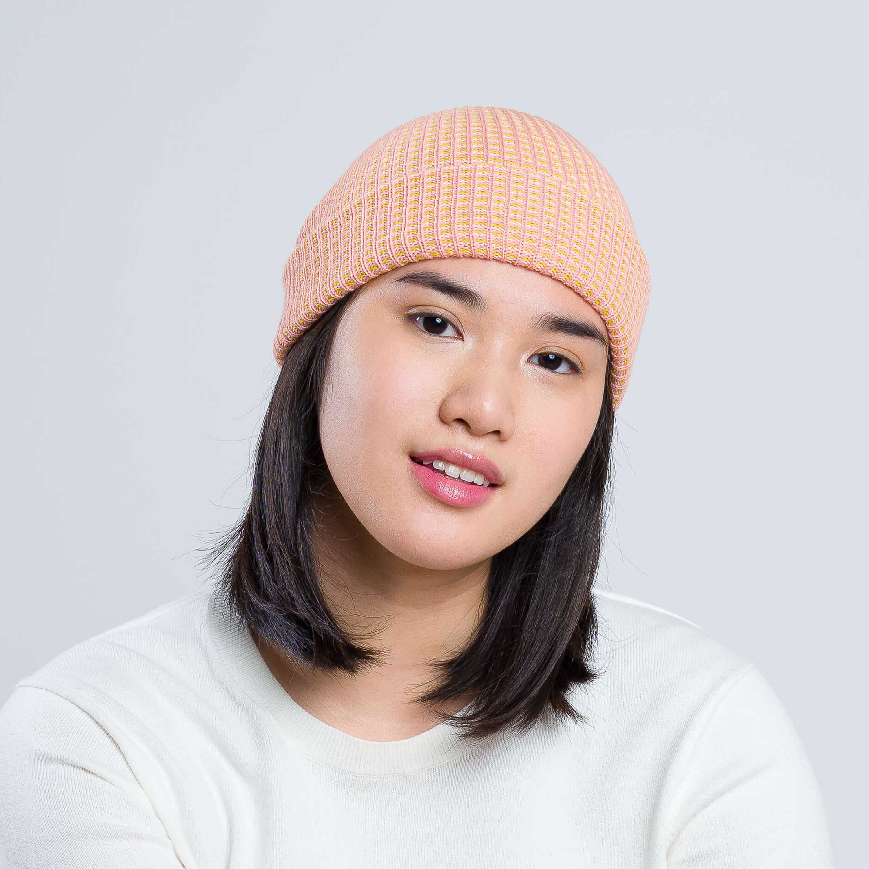Simple Grid Knit Beanie - Image 10