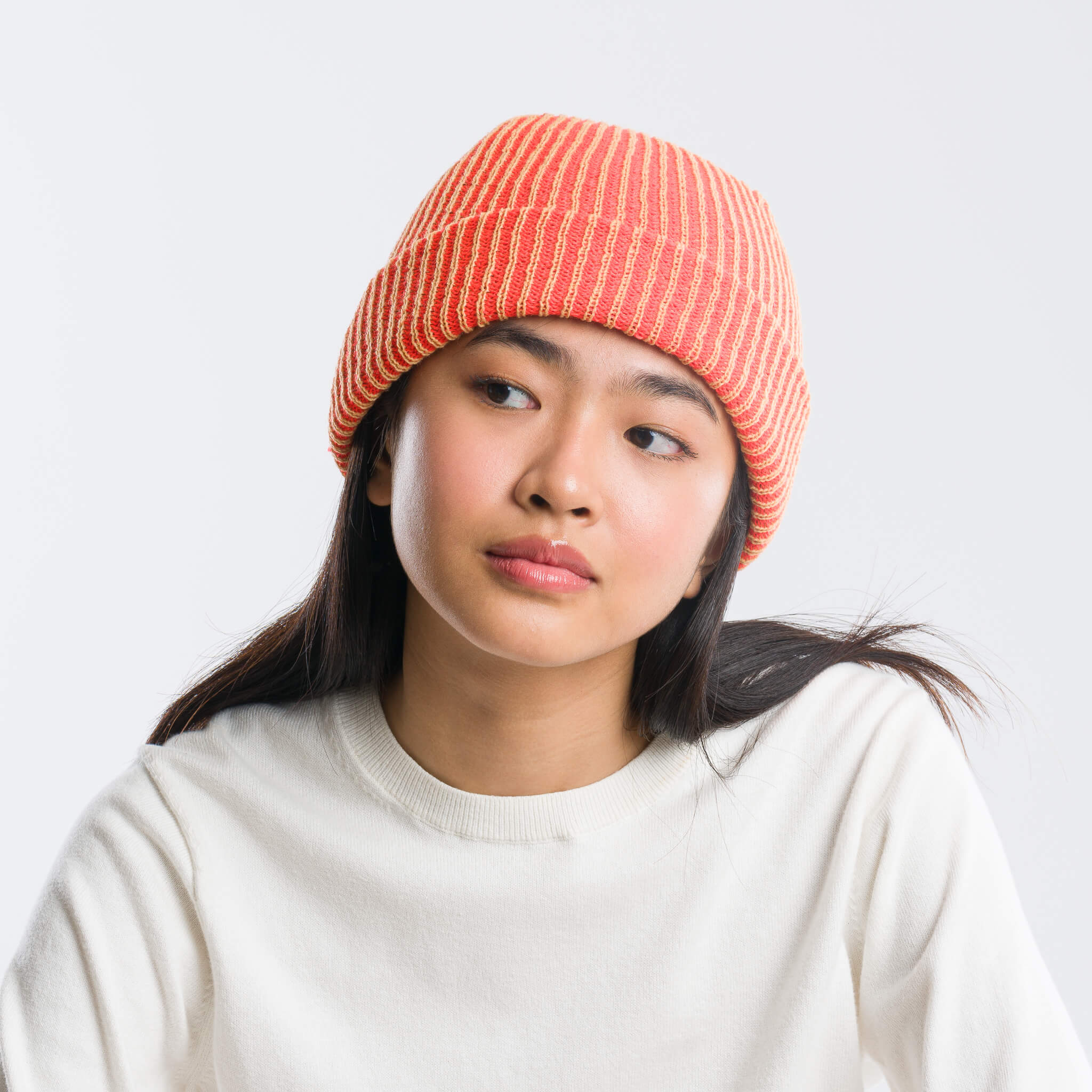 Simple Rib Knit Beanie - Image 27