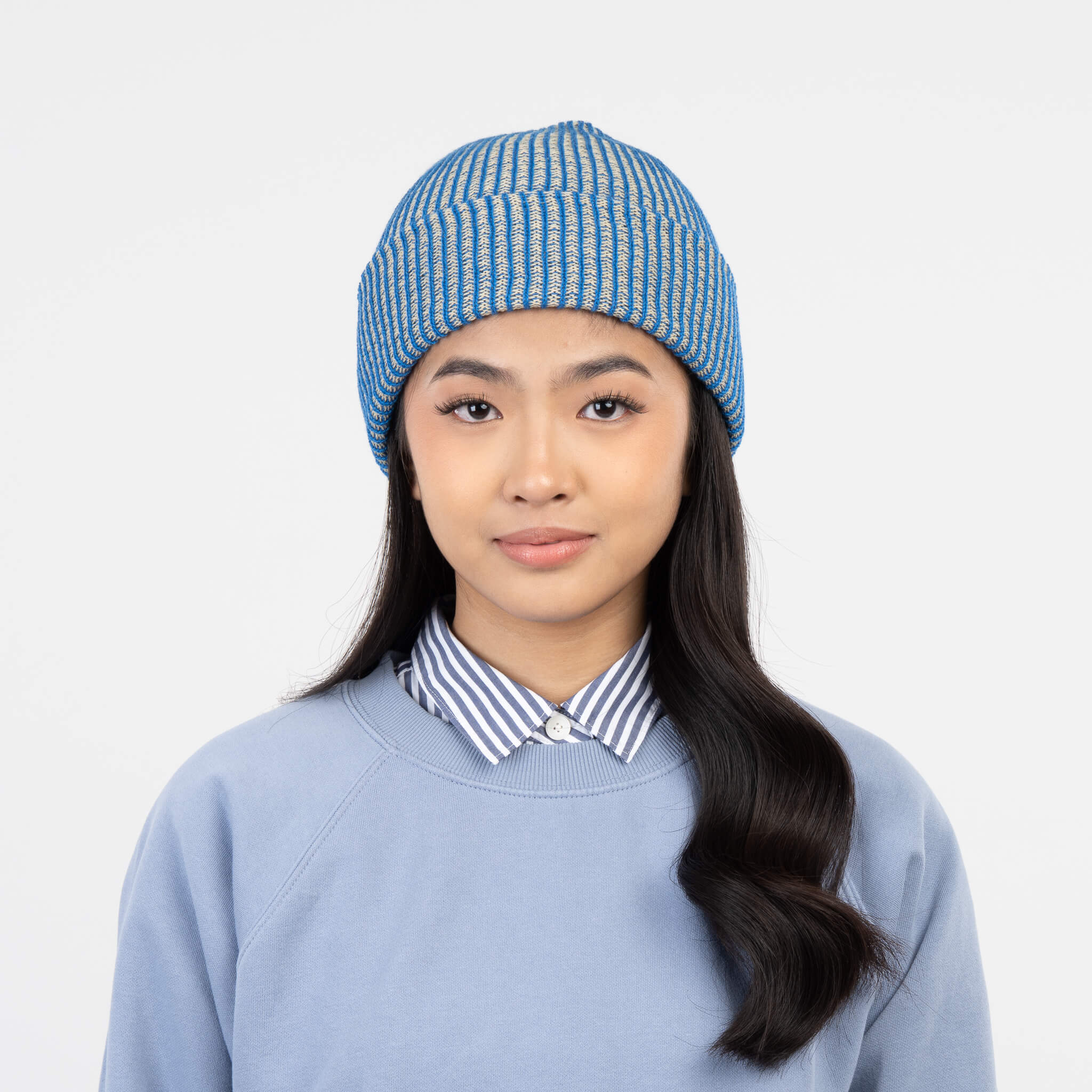 Simple Rib Knit Beanie - Image 36