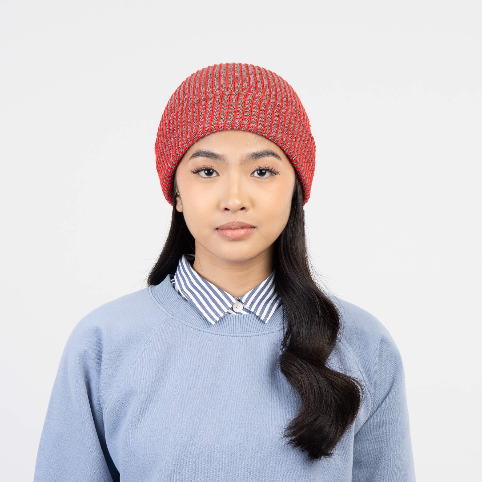 Simple Rib Knit Beanie - Image 45