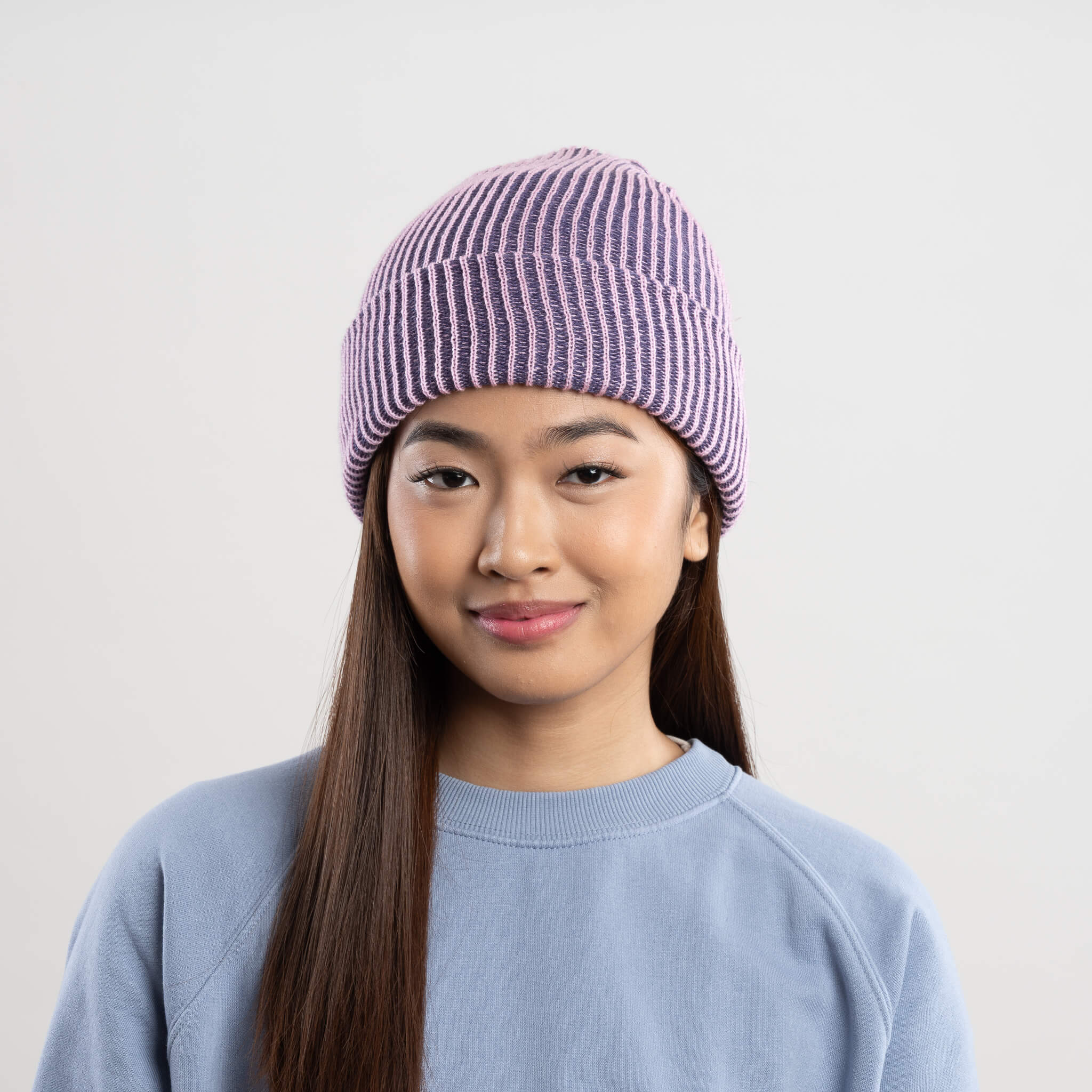 Simple Rib Knit Beanie - Image 49