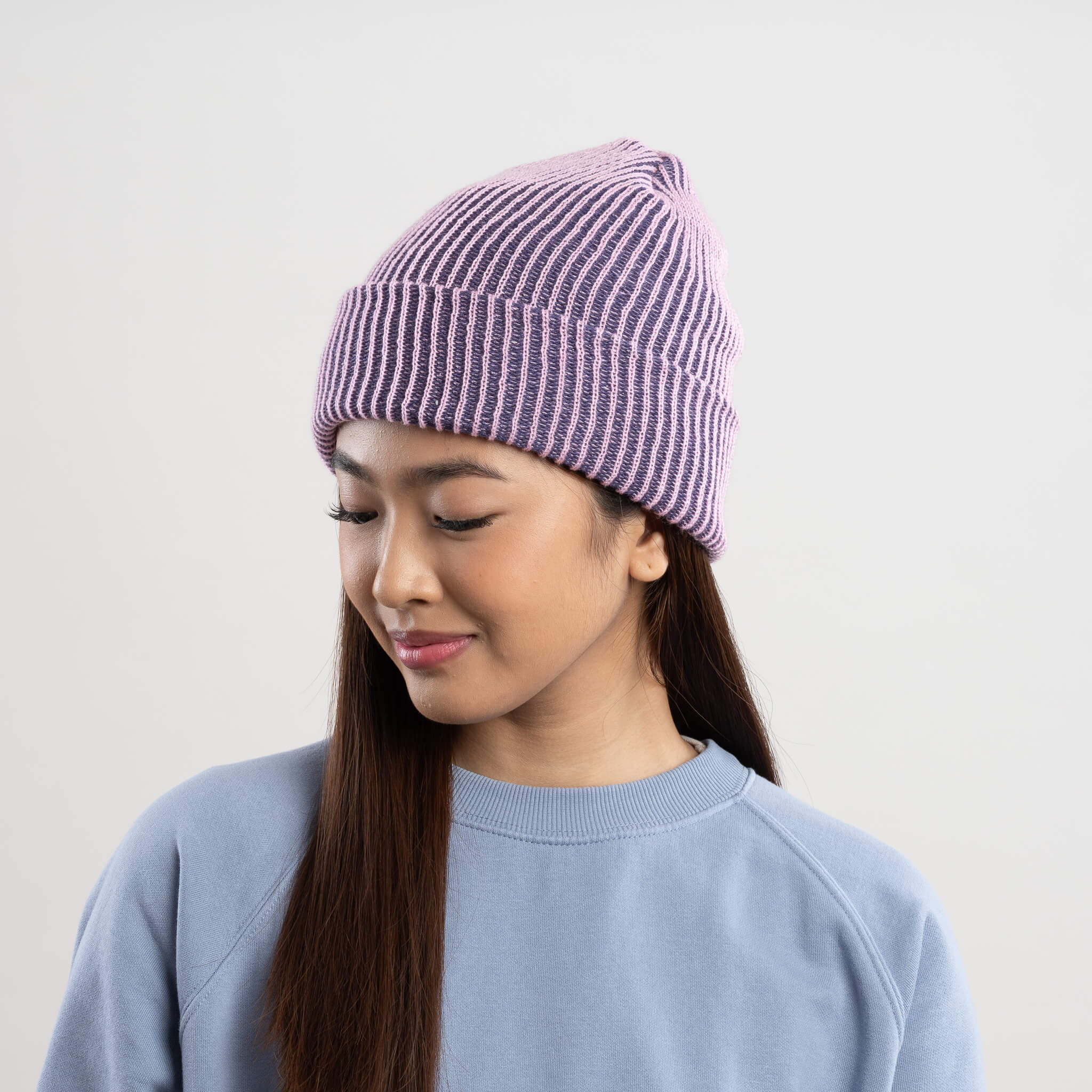 Simple Rib Knit Beanie - Image 50