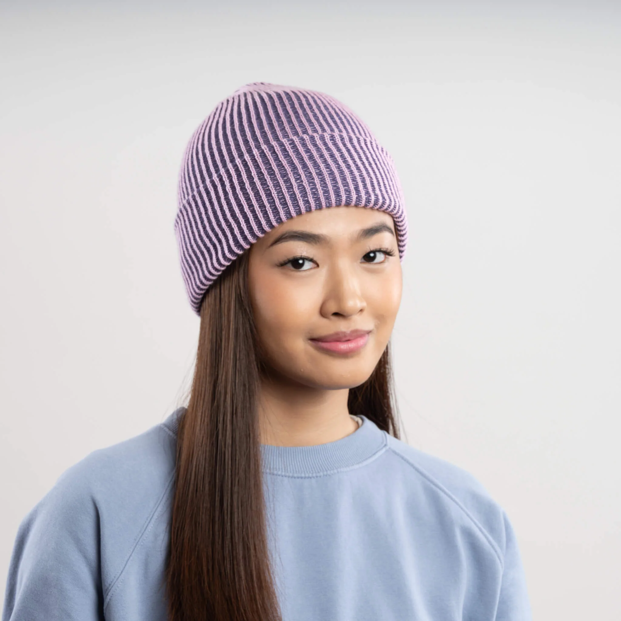 Simple Rib Knit Beanie - Image 51
