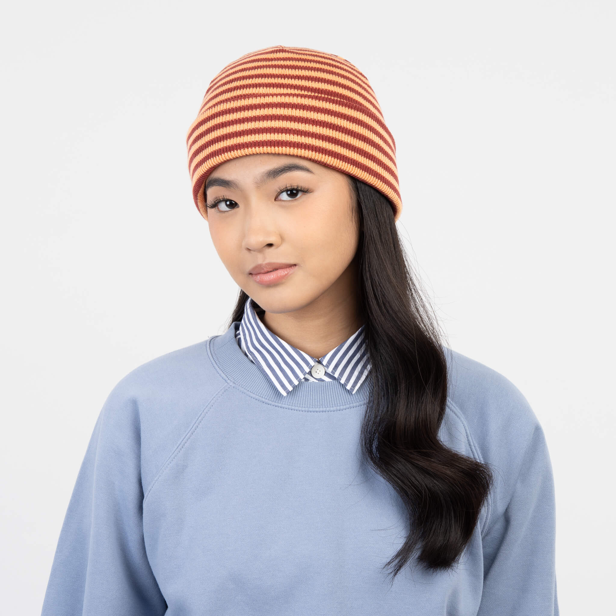Simple Stripe Knit Beanie - Image 10
