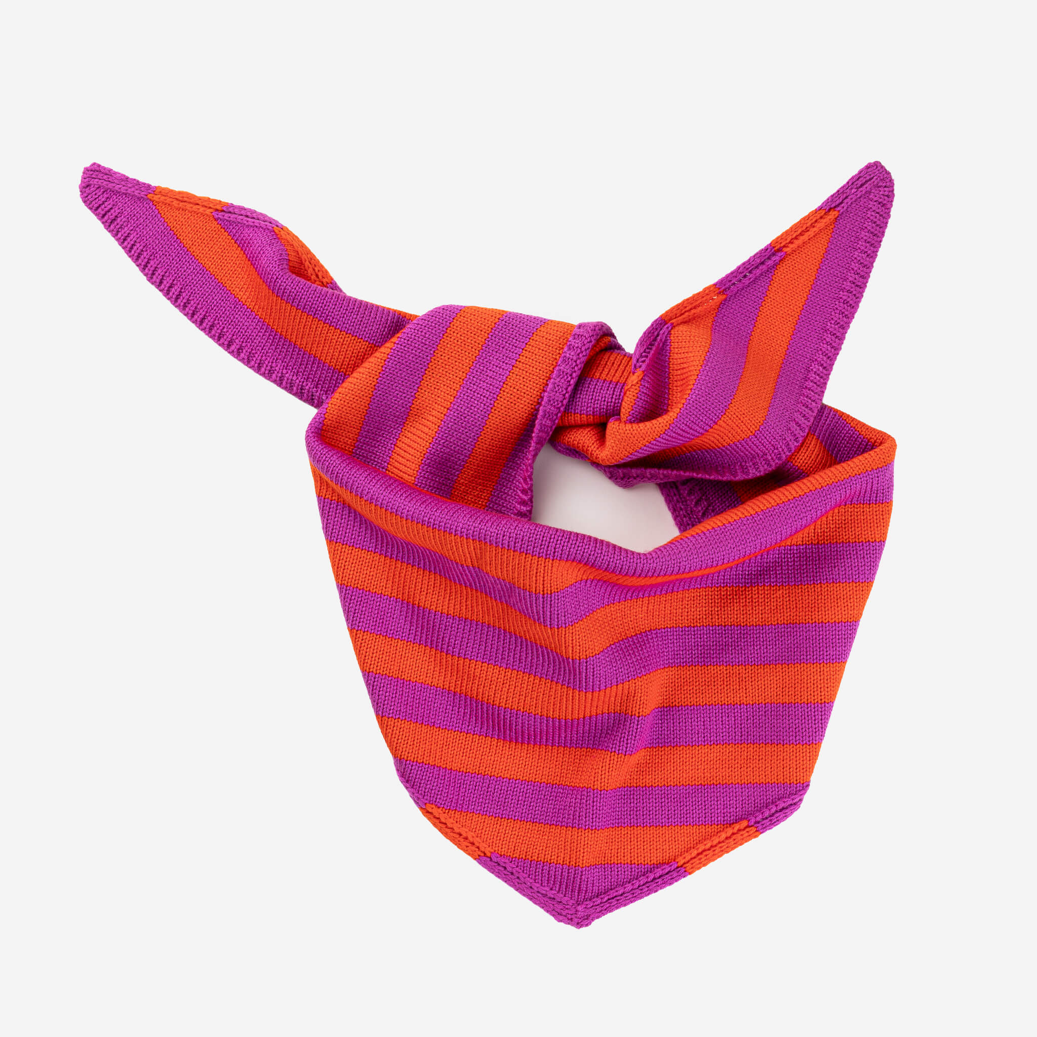 Simple Stripe Triangle Scarf - Image 18