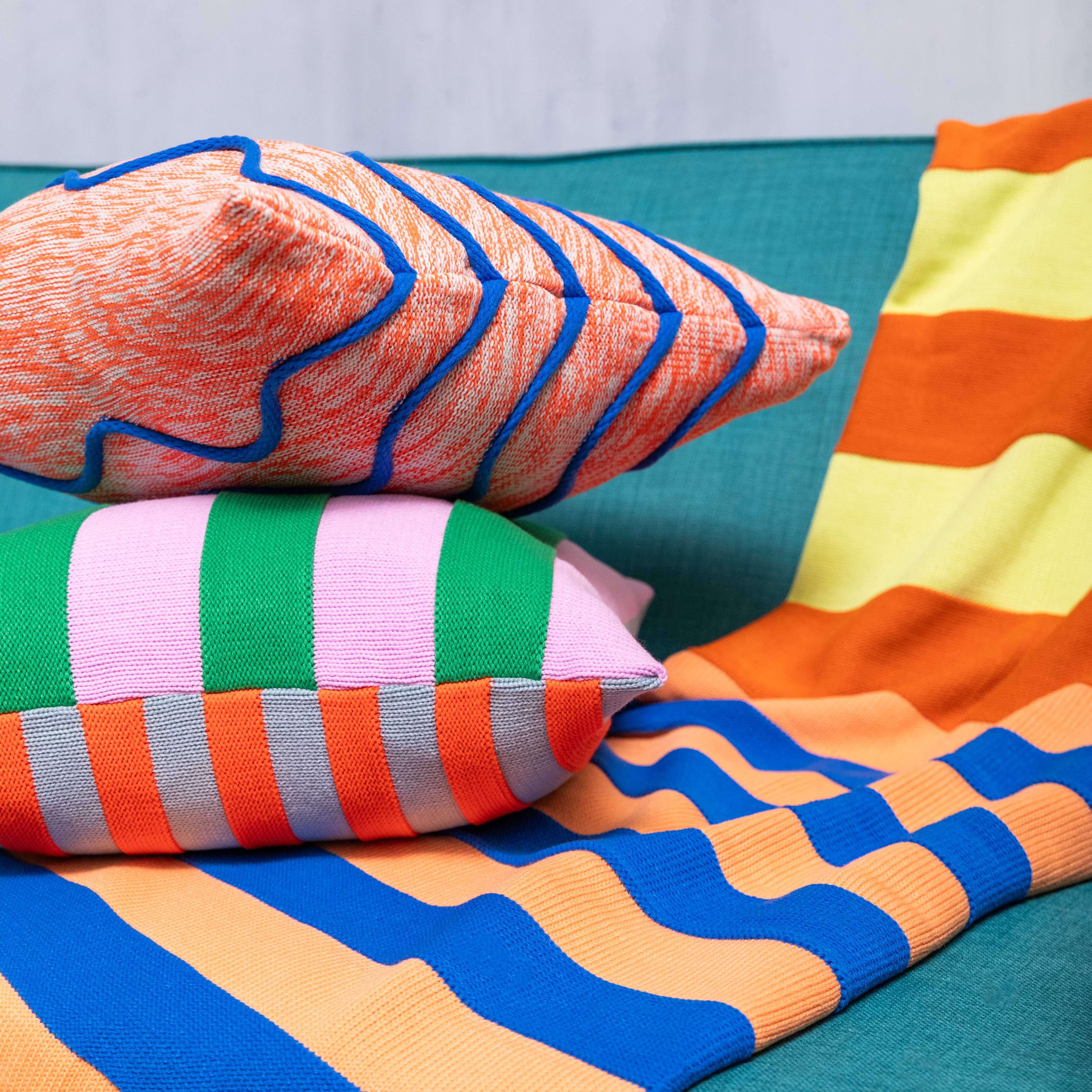 Squiggle Stripe Pillow Cover - Image 5