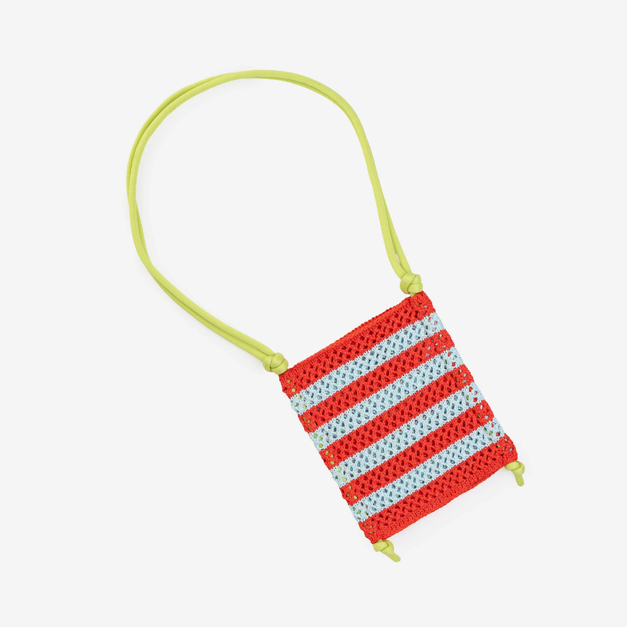 Stripe Raffia Phone Sling - Image 11