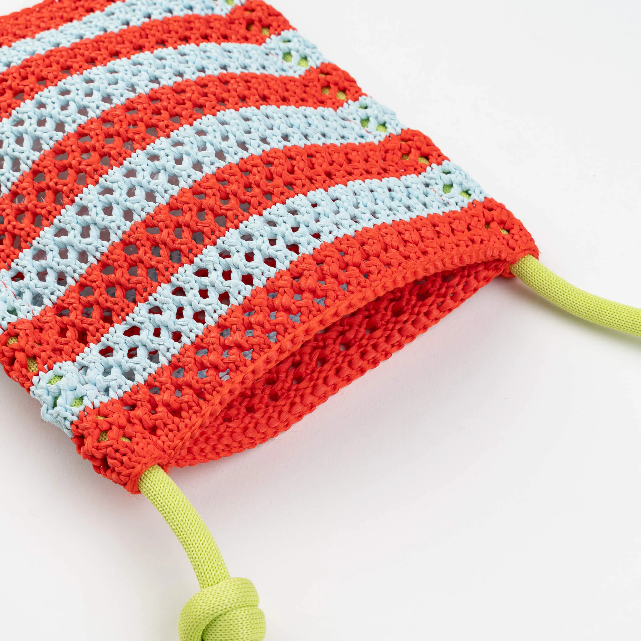 Stripe Raffia Phone Sling - Image 13