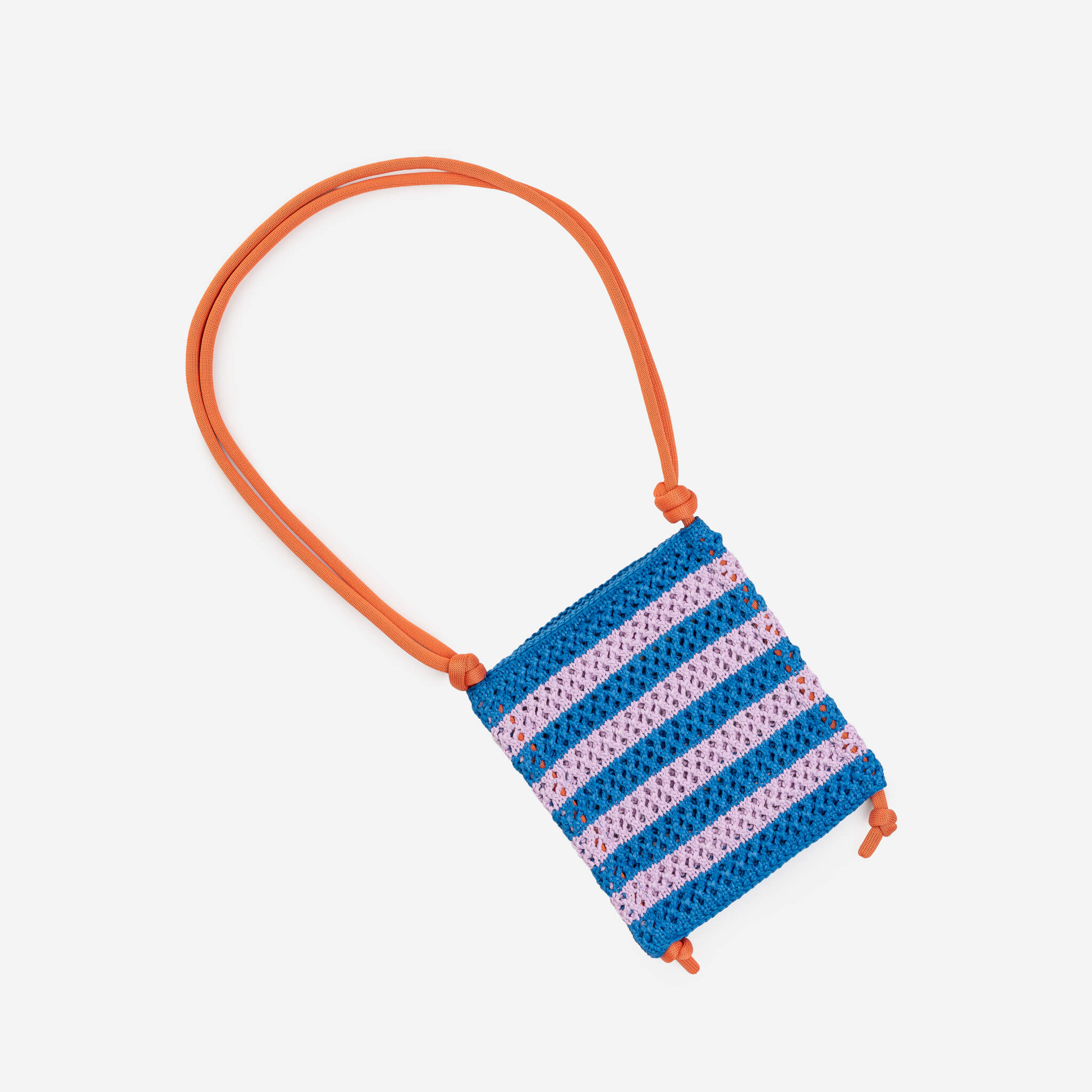 Stripe Raffia Phone Sling - Image 2