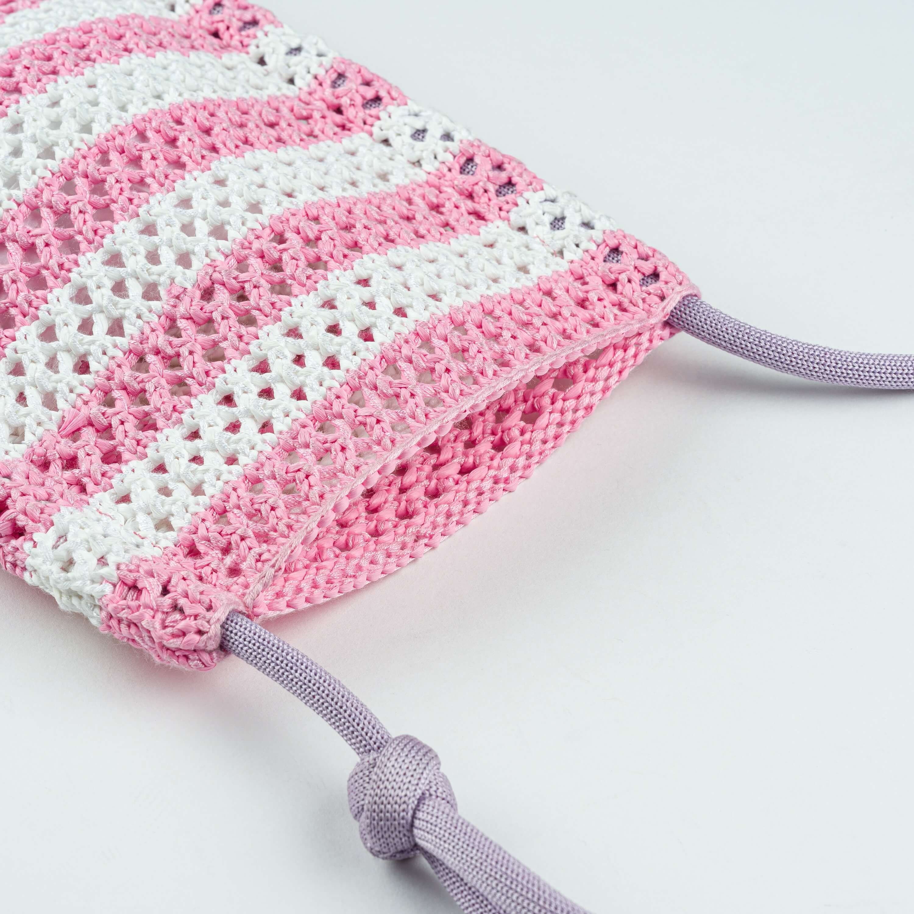 Stripe Raffia Phone Sling - Image 15