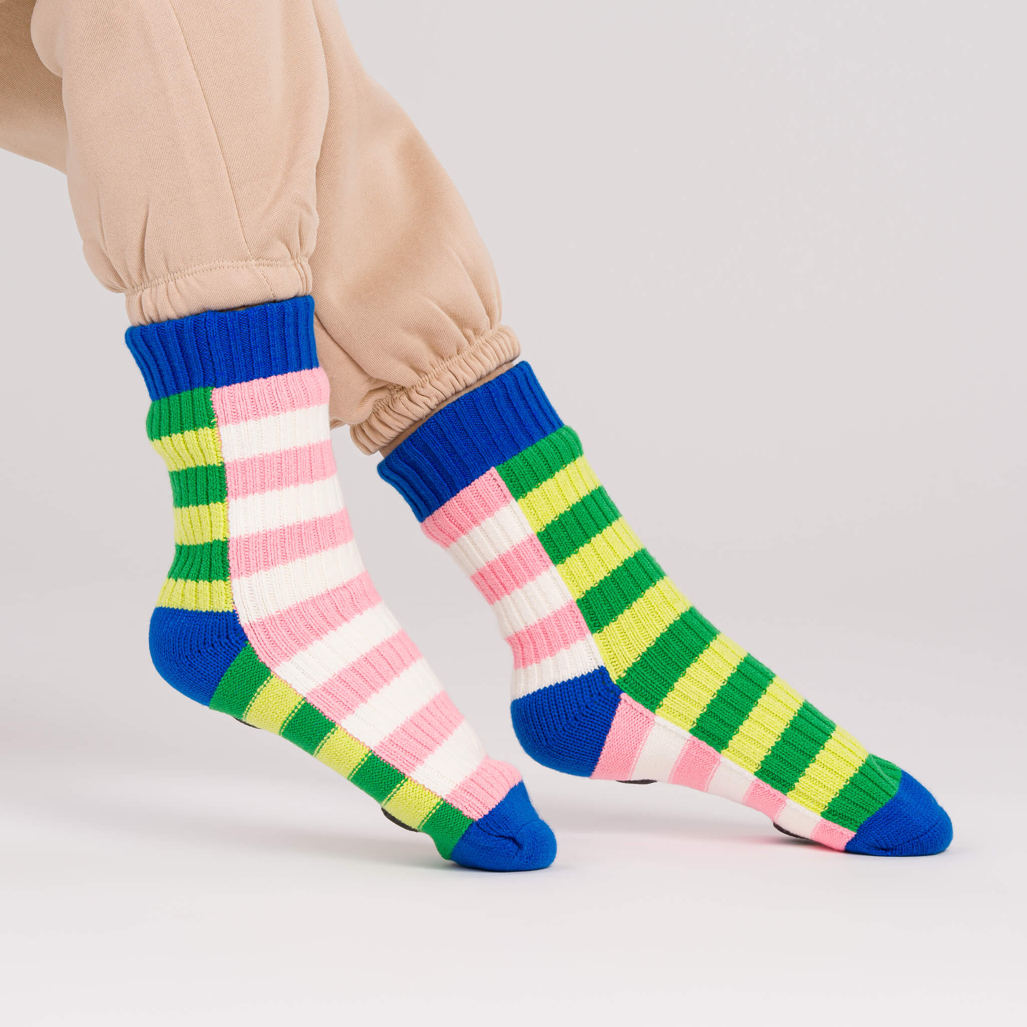 Super Stripe Knit House Socks - Image 14
