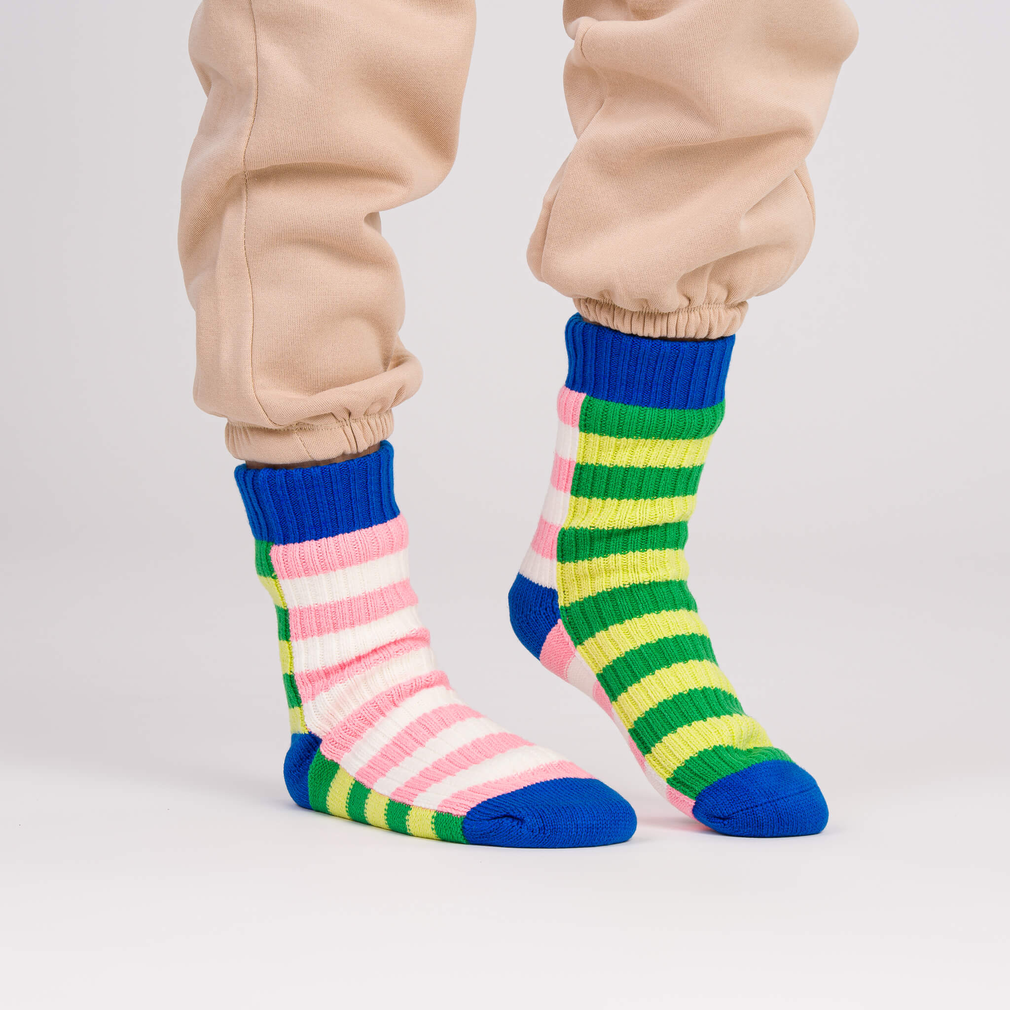 Super Stripe Knit House Socks - Image 15