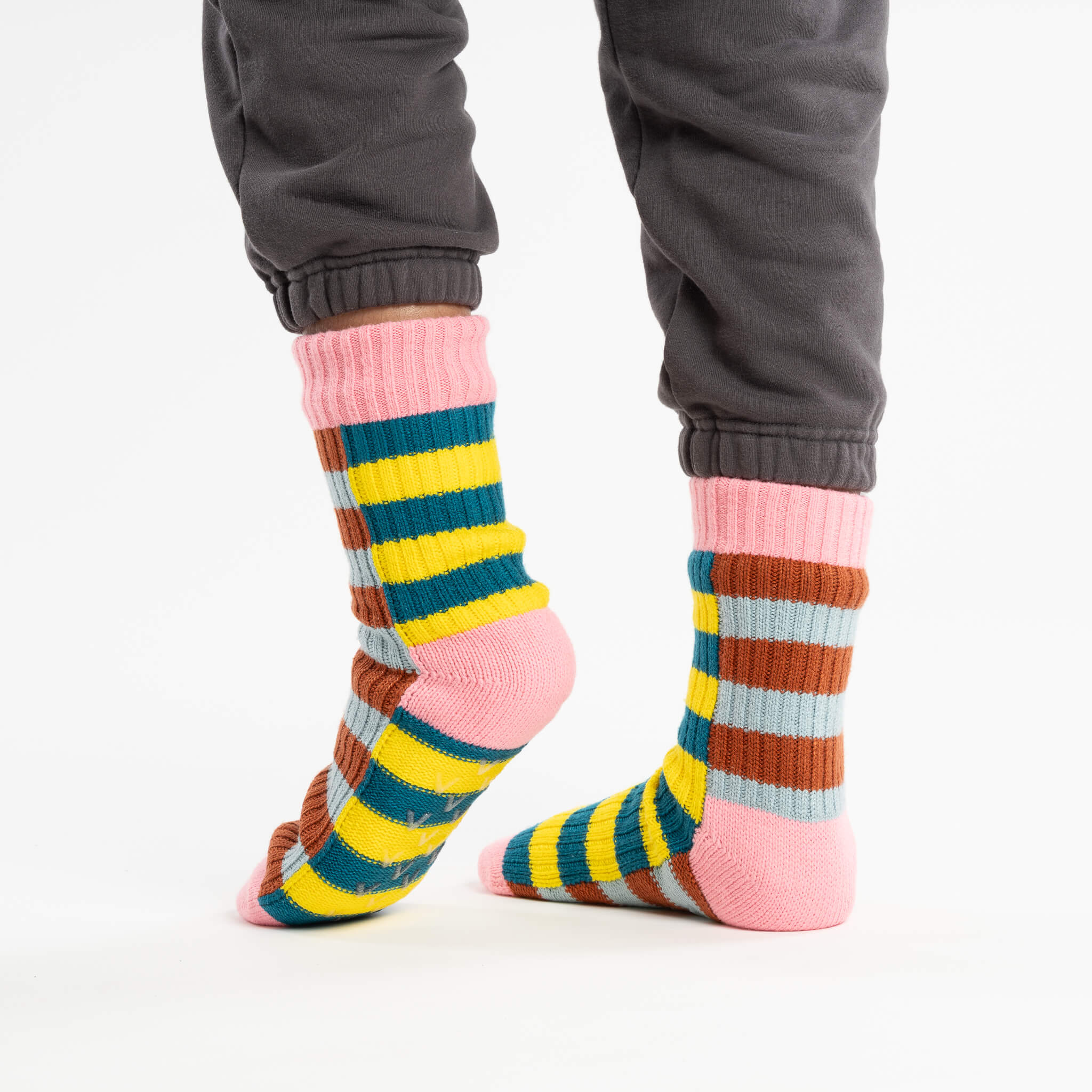 Super Stripe Knit House Socks - Image 25