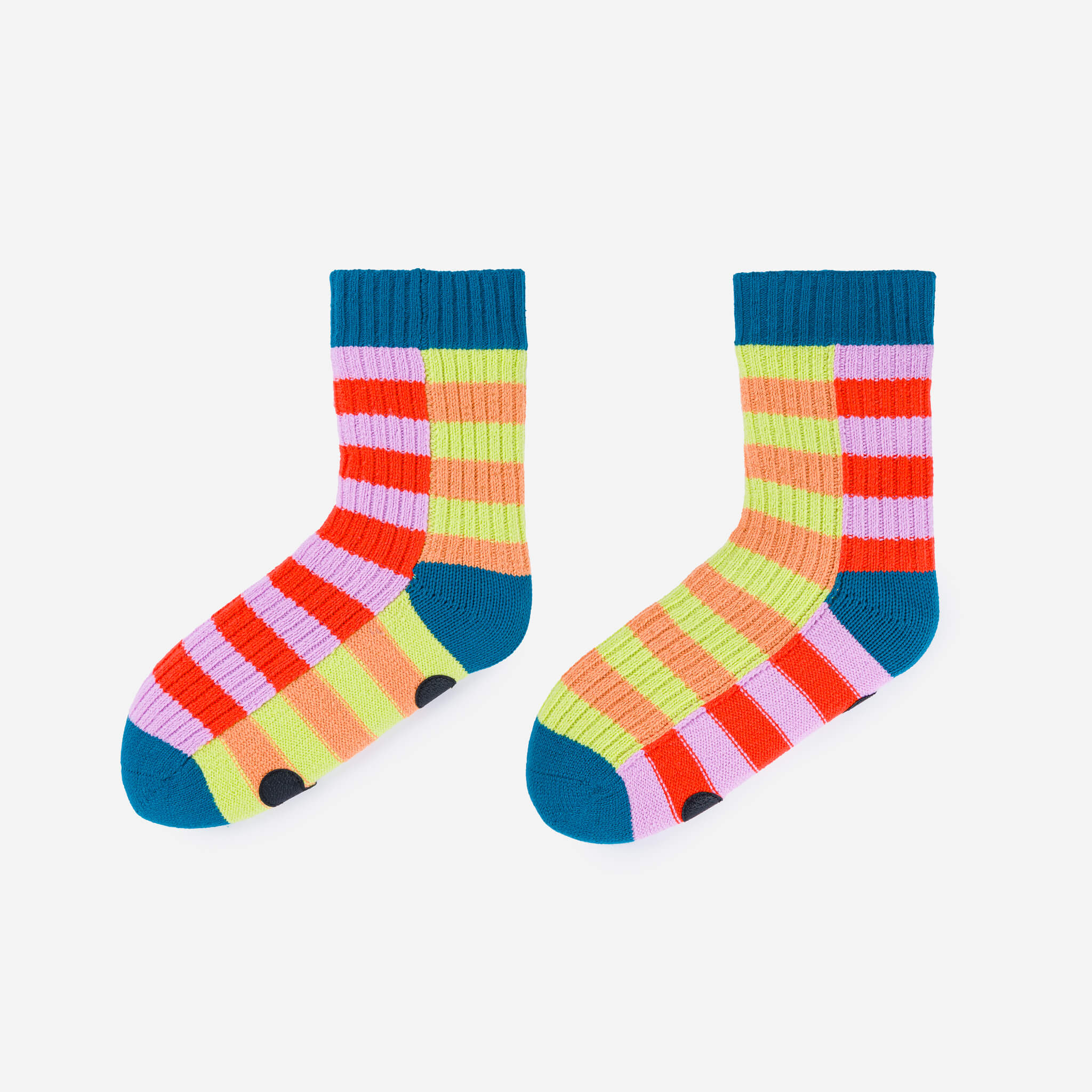 Super Stripe Knit House Socks - Image 3