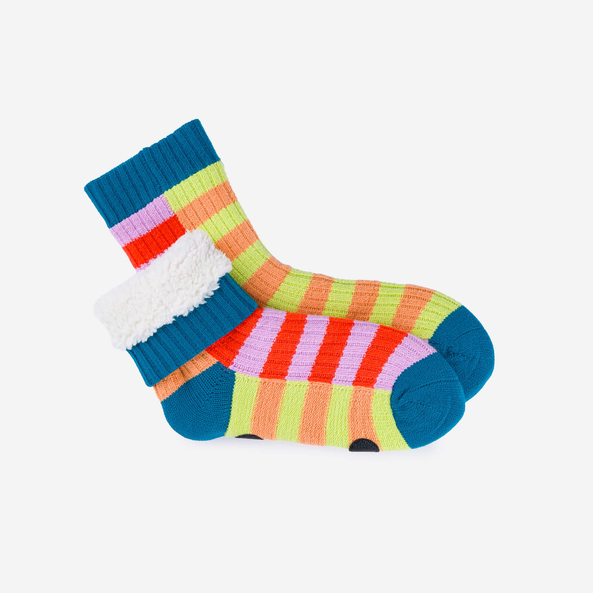Super Stripe Knit House Socks - Image 4