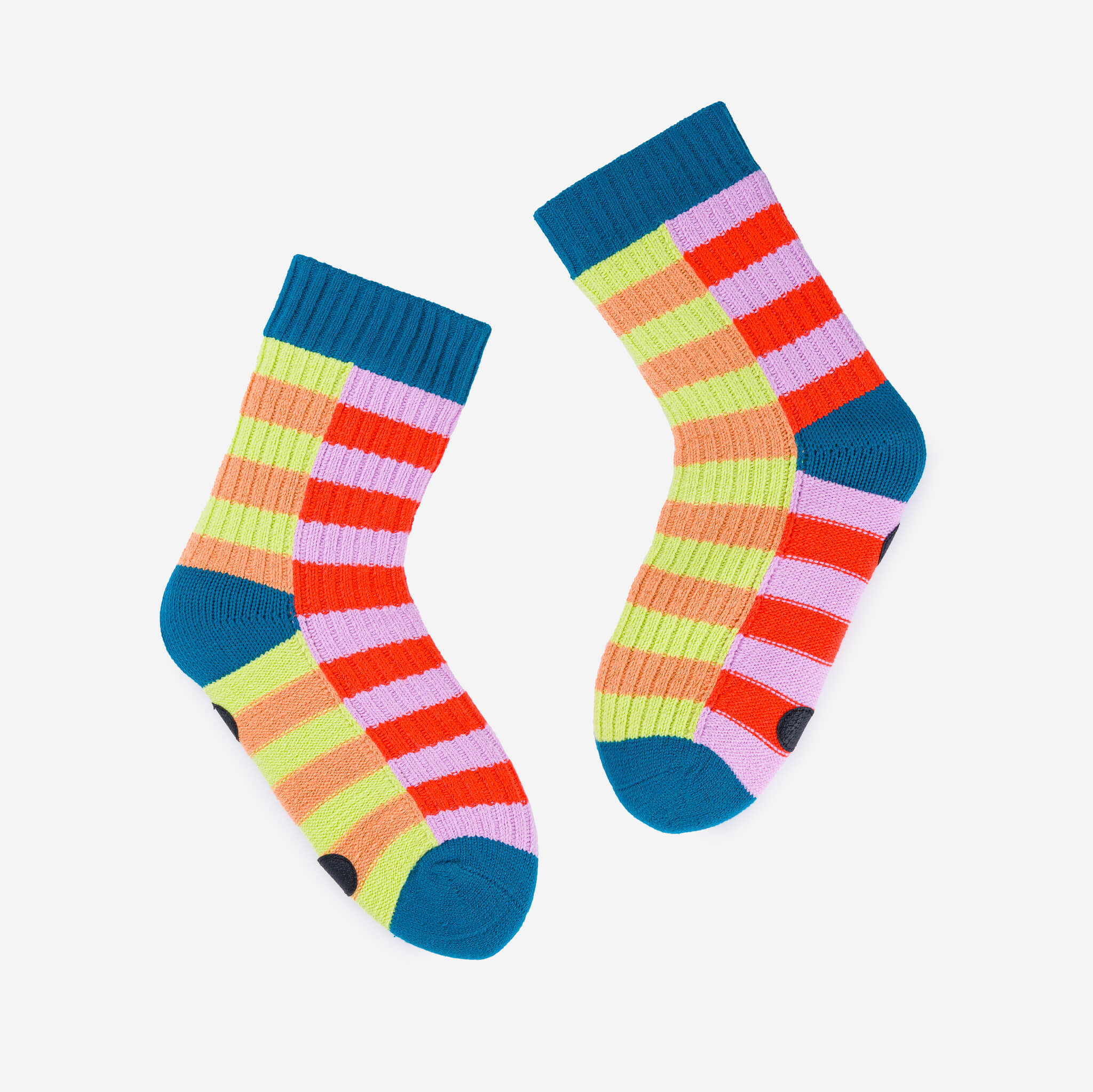 Super Stripe Knit House Socks - Image 5