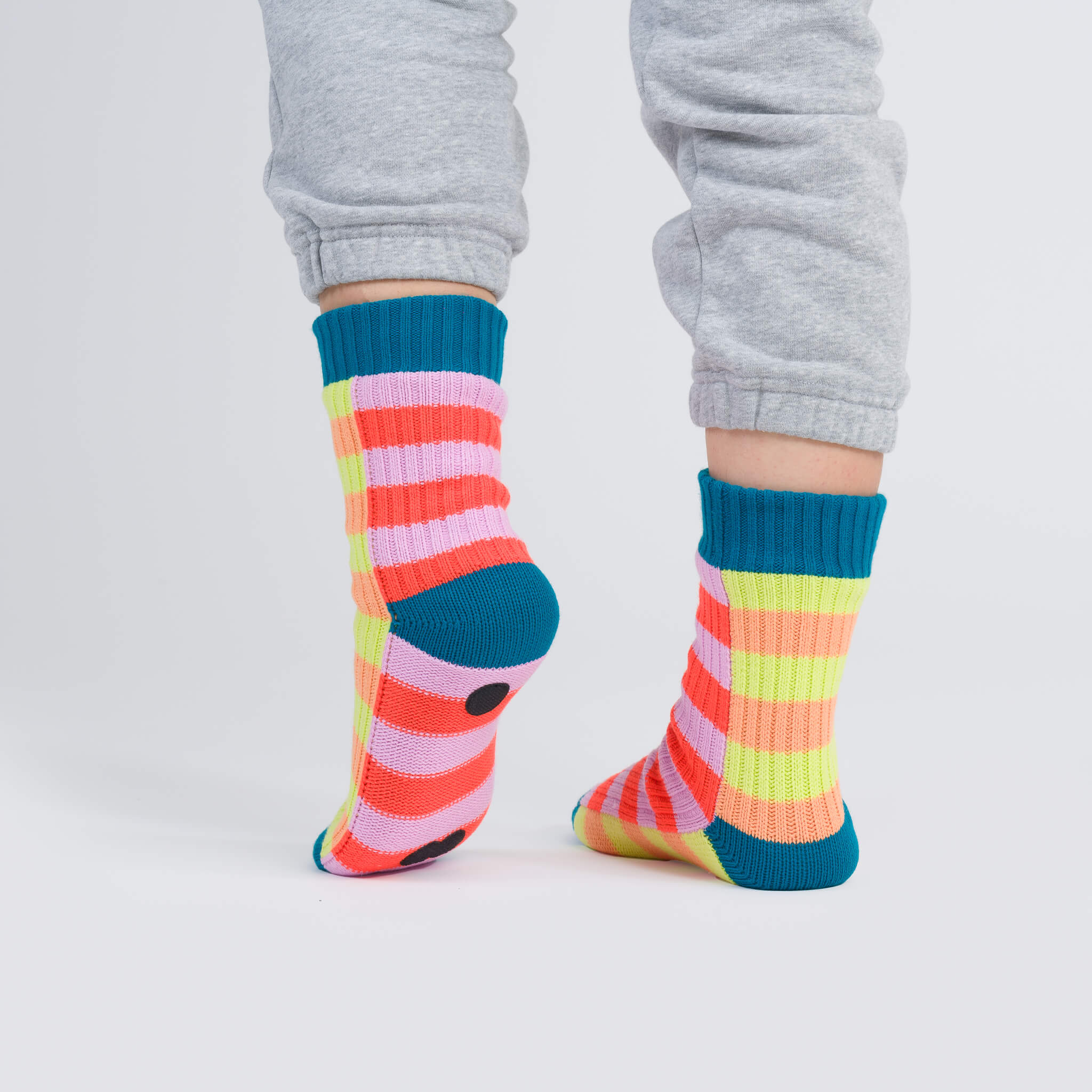 Super Stripe Knit House Socks - Image 7