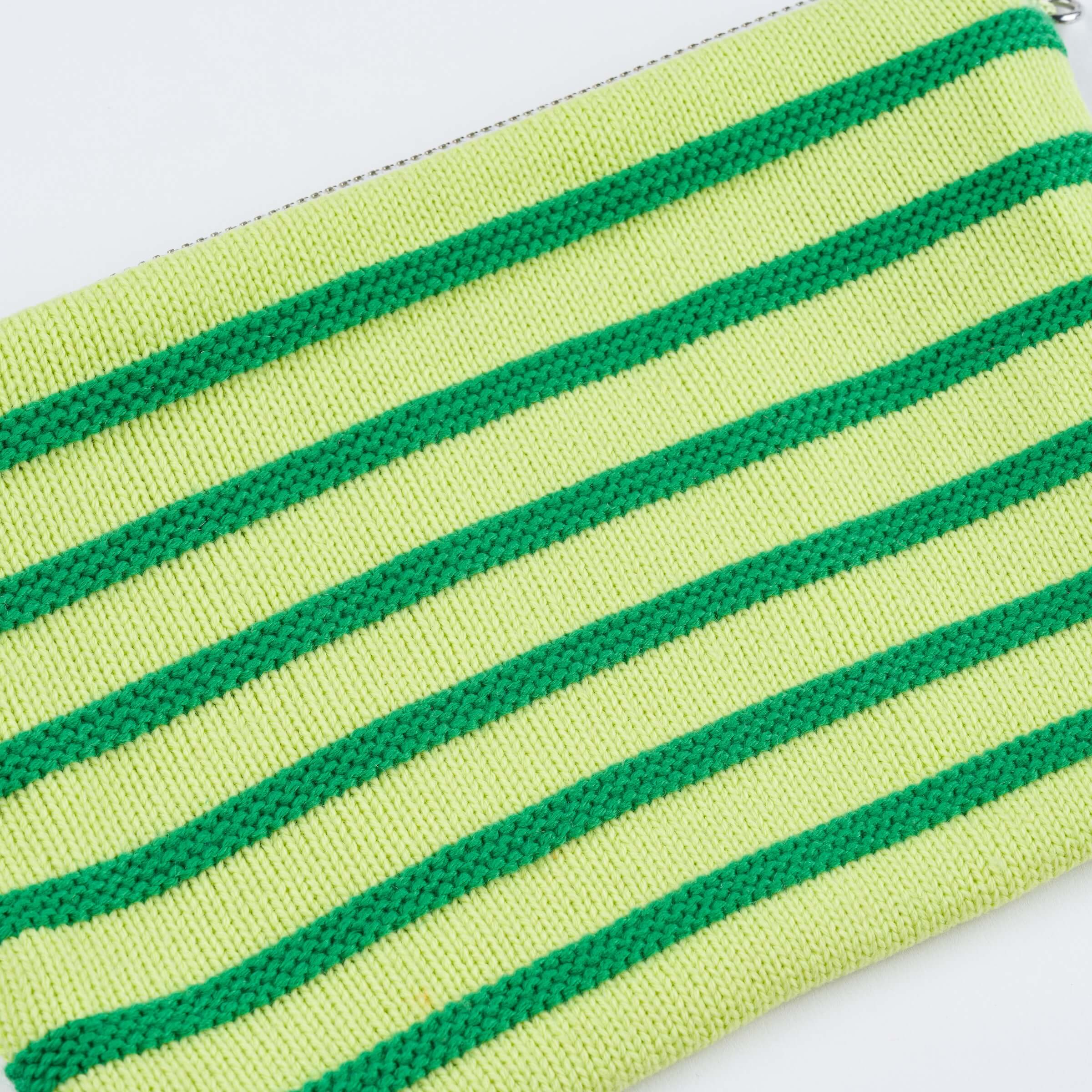 Super Stripe Knit Pouch - Image 8
