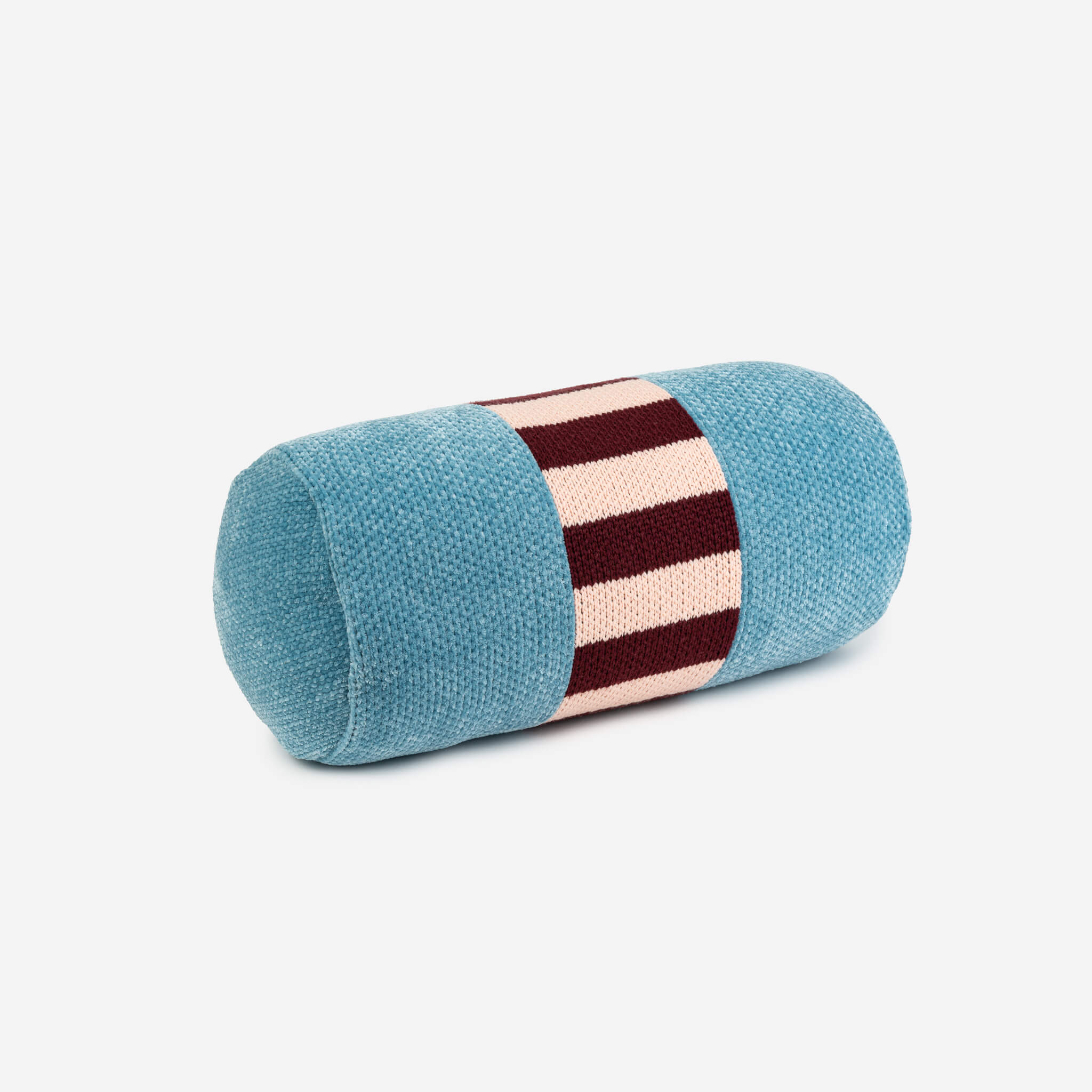 Tile Patch Chenille Bolster Pillow - Image 3