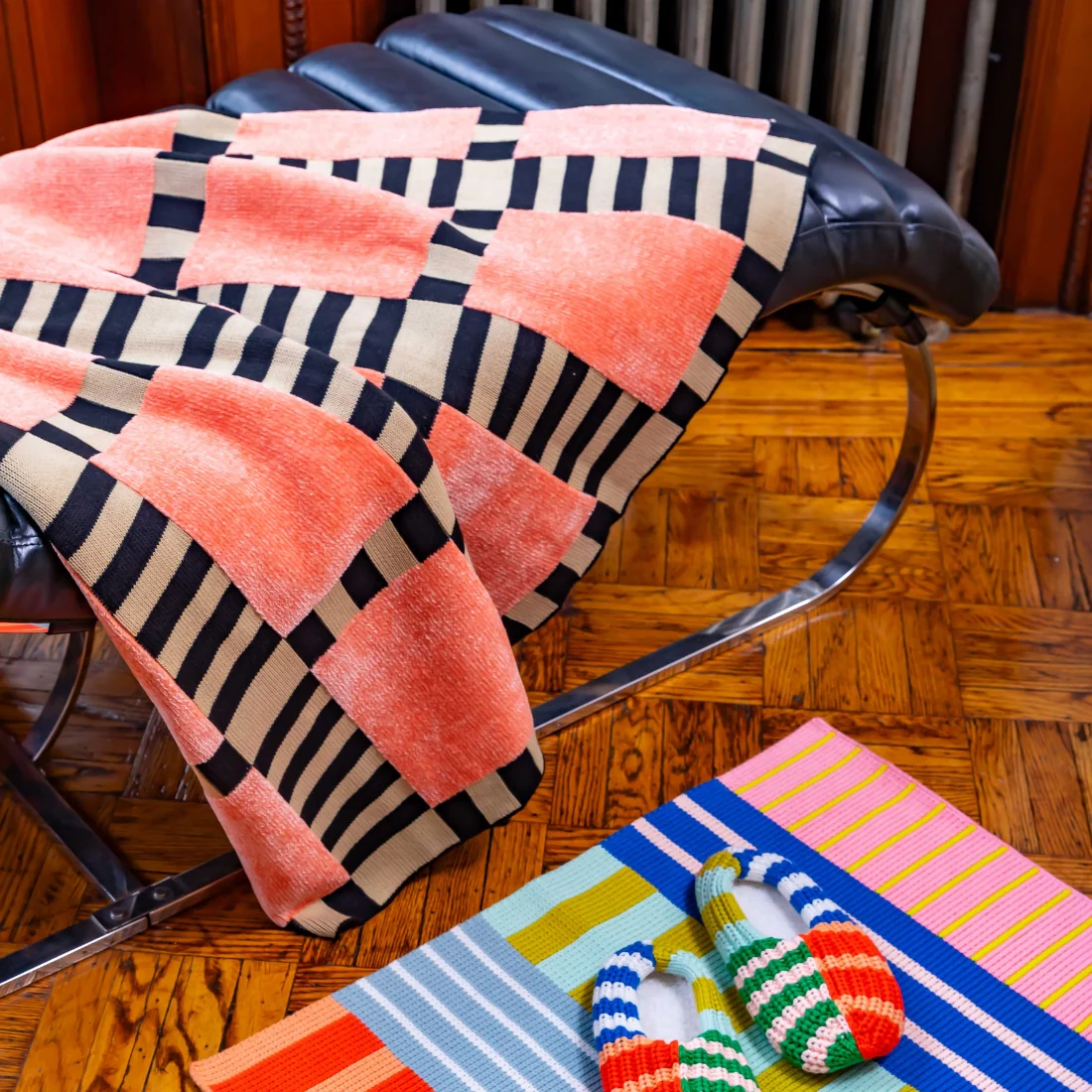 Tile Patch Chenille Throw - Image 10
