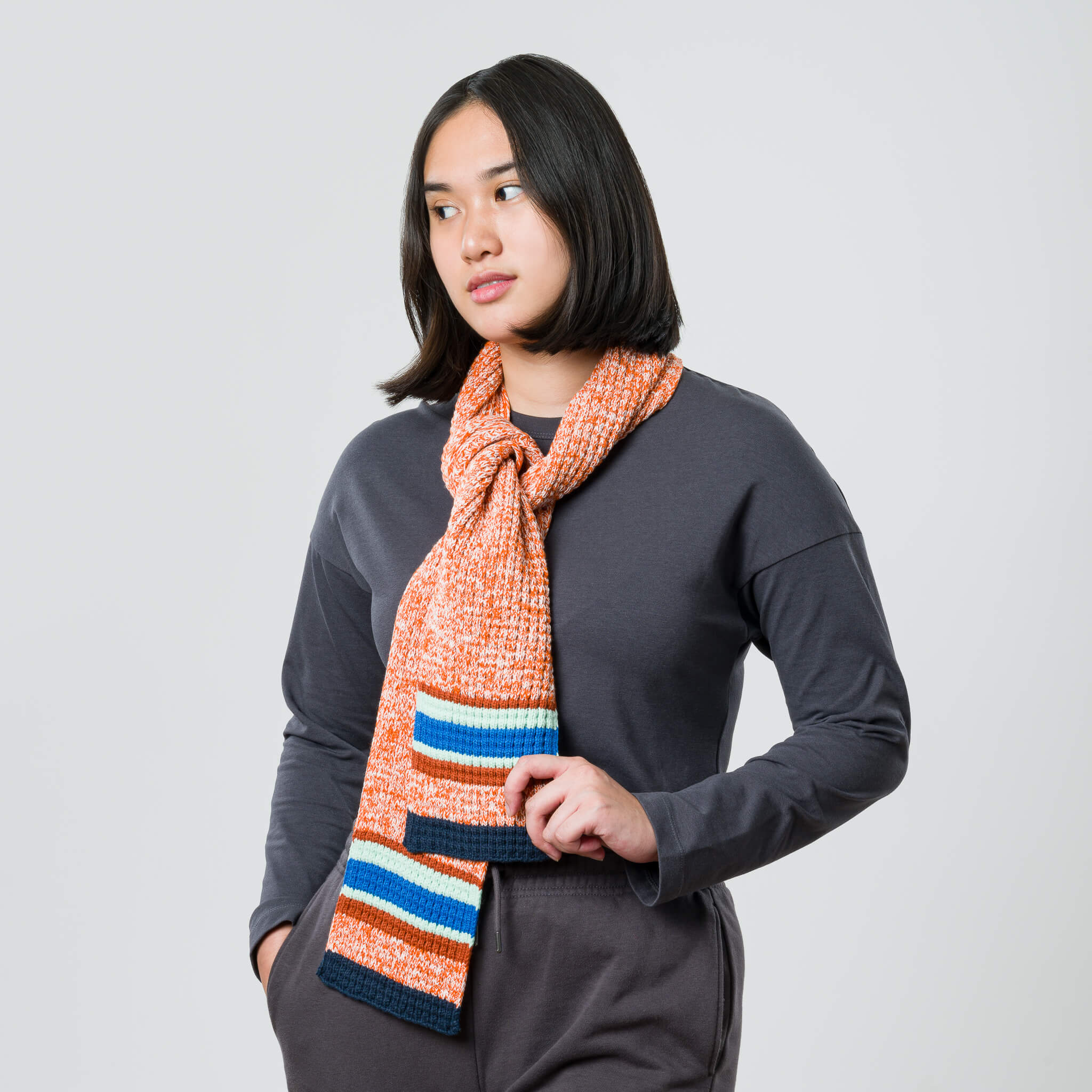 Varsity Mini Knit Scarf - Image 7