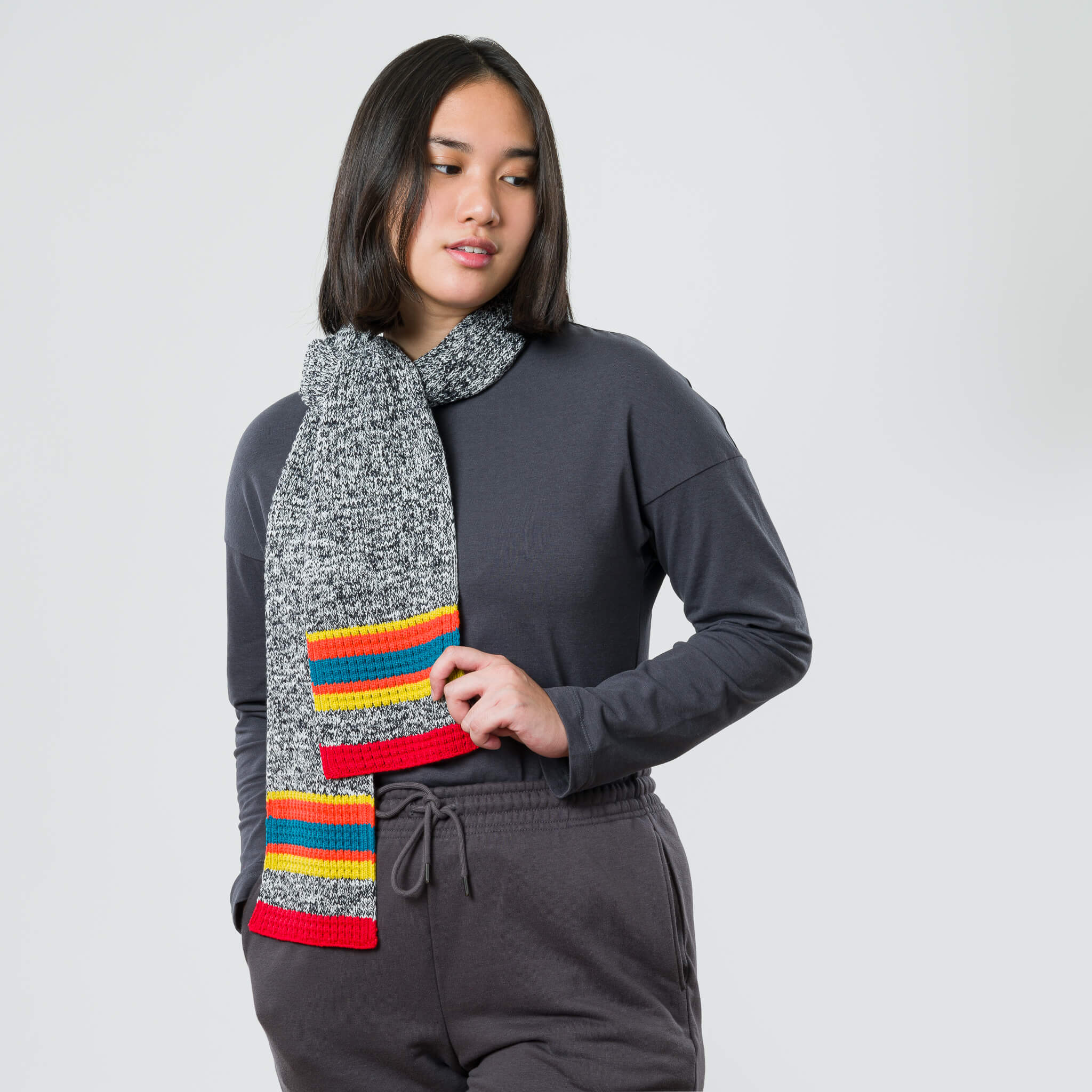 Varsity Mini Knit Scarf - Image 8