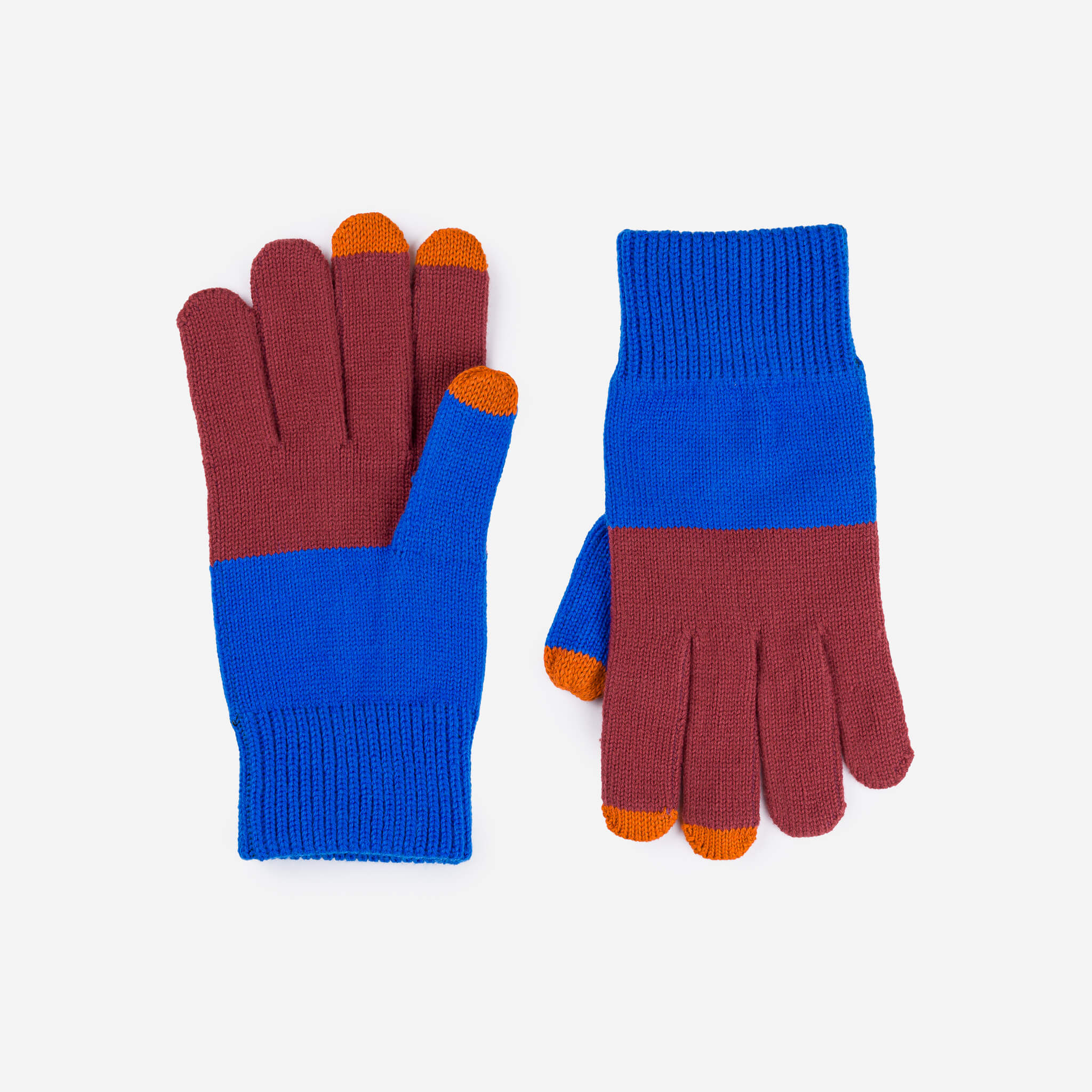 XL Colorblock Touchscreen Gloves - Image 6