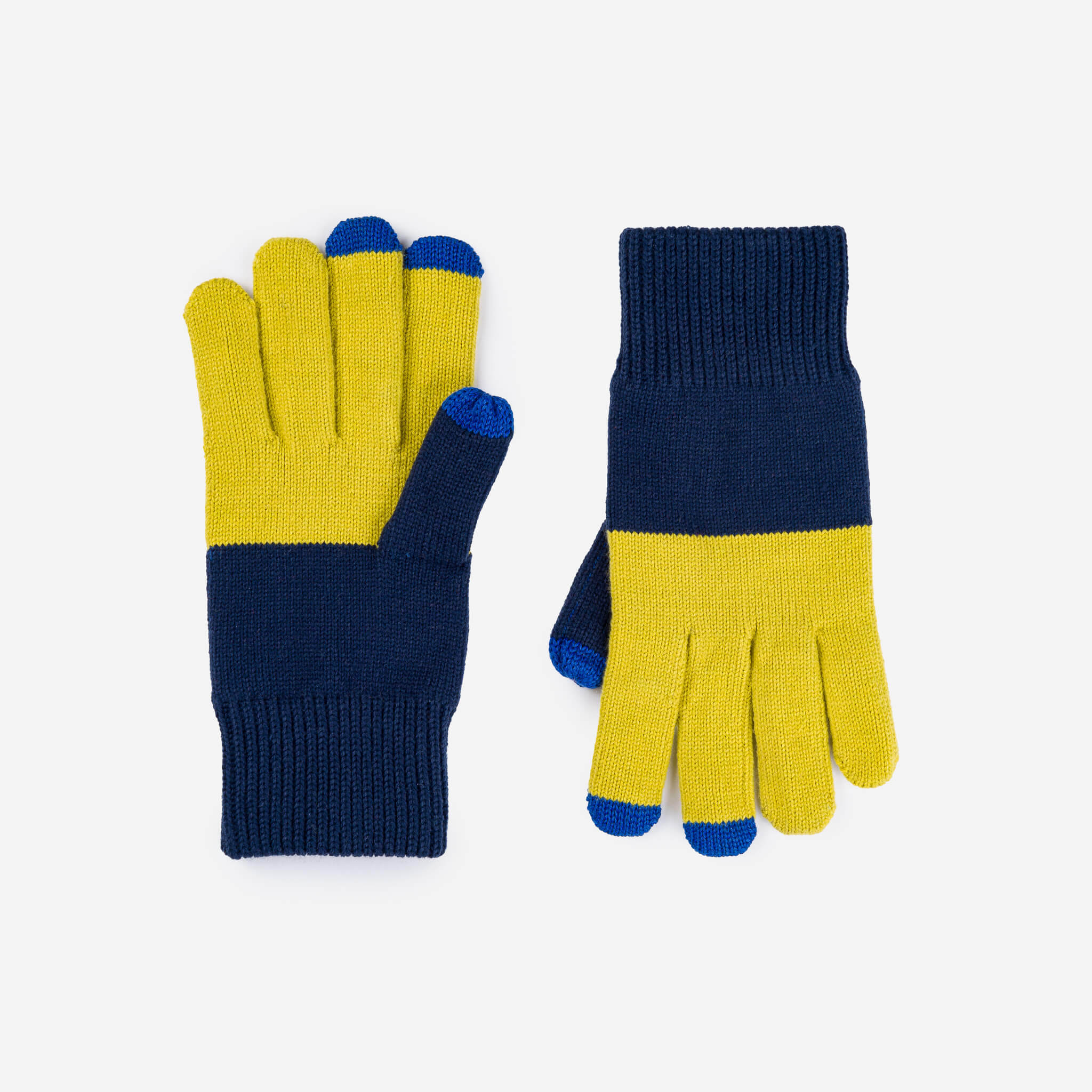 XL Colorblock Touchscreen Gloves - Image 7