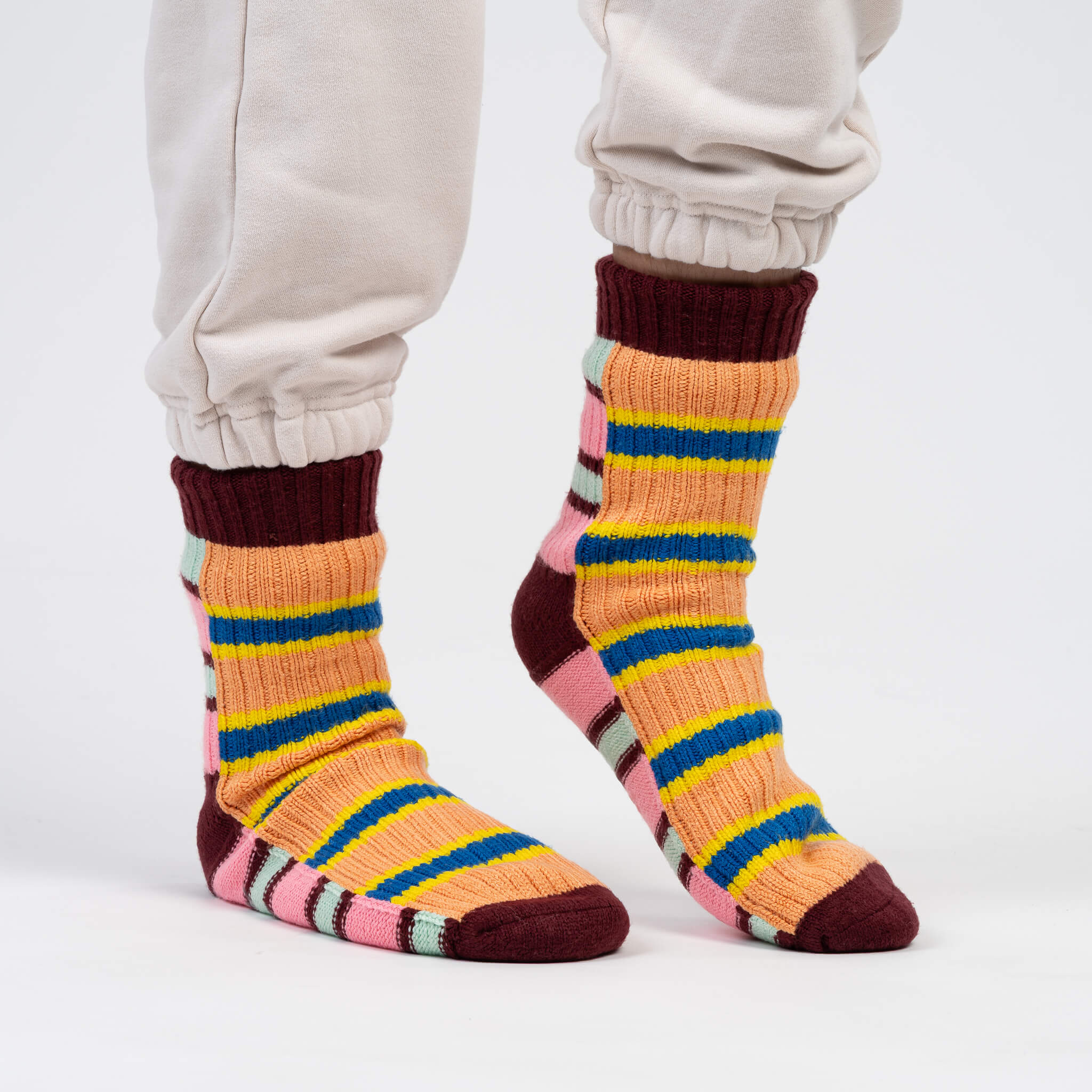 Zipper Stripe House Socks - Image 5